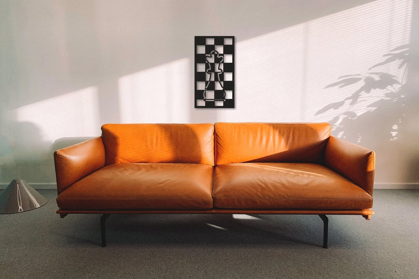 Chess Queen's Gambit Chess Gifts Modern Rustic Wall Decor Living Room New Home Gift Black