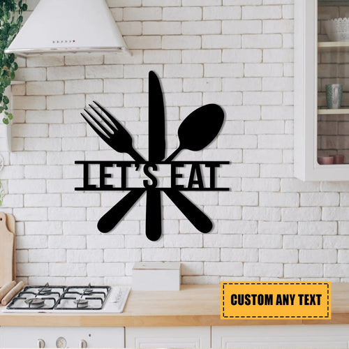 Personalized Cooking Chef Metal Sign, Custom Restaurant, Housewarming Wall Decor, Wedding Art Gift For Him her, Metal Laser Cut Metal Signs Custom Gift Ideas