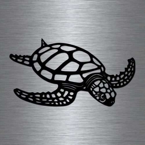 Sea Turtle Metal Sign Metal Wall Decor Metal Turtle Metal Sea Life Under The Sea Turtle Decor Ocean Decor Beach Decor