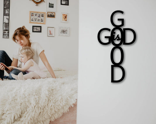 God Is Good Religious Gifts For Women Religious Christian Gifts Christian Gifts For Men Gifts For Christmas Art - 8 inches - metal sign