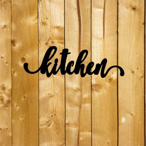 Kitchen Sign Cut Metal Sign Wall Decor Metal Sign Metal Art