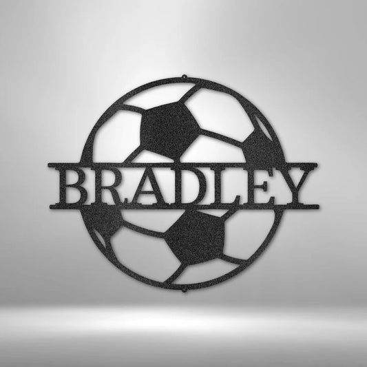 Football is life Personalized Cut Metal Sign Laser Cut Metal Signs Custom Gift Ideas - 8 inches - metal sign
