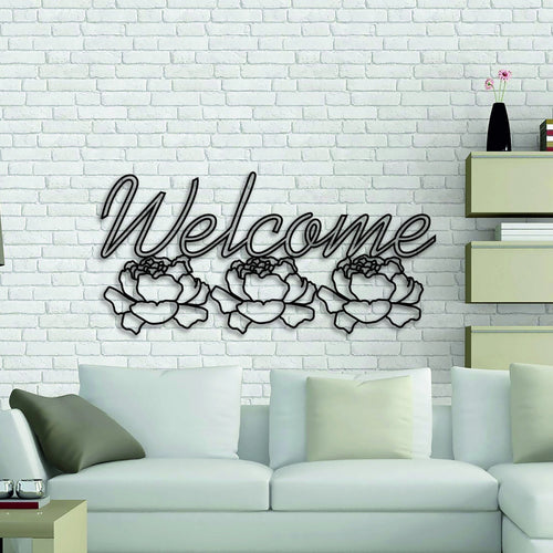 Welcome Living Room Welcome Wall Signs Metal Letters Metal Wall Decor Wall Hanging Housewarming Gift Outdoor Metal Sign