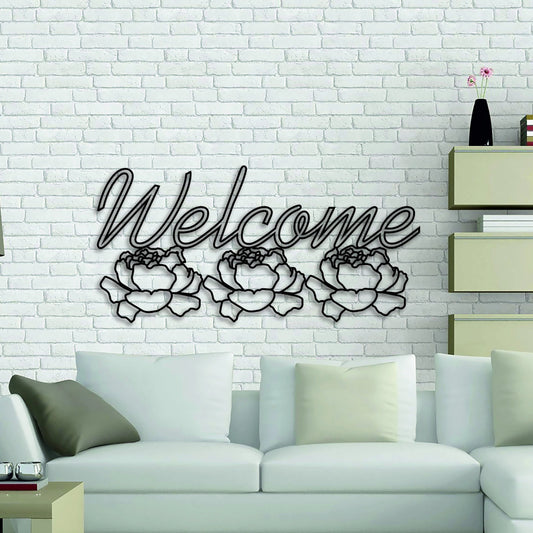 Welcome Living Room Welcome Wall Signs Metal Letters Metal Wall Decor Wall Hanging Housewarming Gift Outdoor Metal Sign