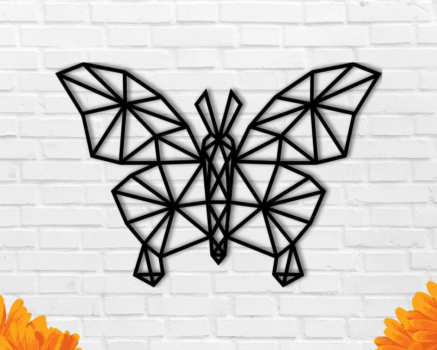 Butterfly Geometric Butterfly Wall Decor Metal Wall Decor Kid's Room Decor Living Room Decor Nursery Decor