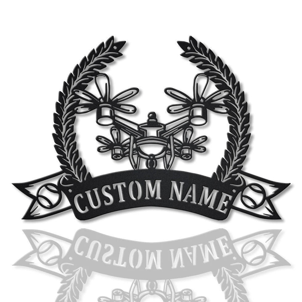 Personalized Drone Helicopter Metal Sign Art, Custom Drone Helicopter Metal Sign, Drone Helicopter Gift, Decor Decoration, Birthday Gift, Laser Cut Metal Signs Custom Gift Ideas