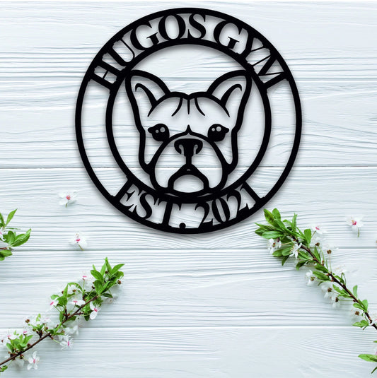 Gym Sign, Personalized Home Gym Sign, Custom Metal Dog Gym Sign, Home Gym Sign, Cross Fit Sign, Metal - metal sign
