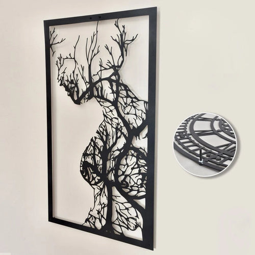 Mom Woman Tree Forest Found my soul Cut Metal Sign Laser Cut Metal Signs Custom Gift Ideas