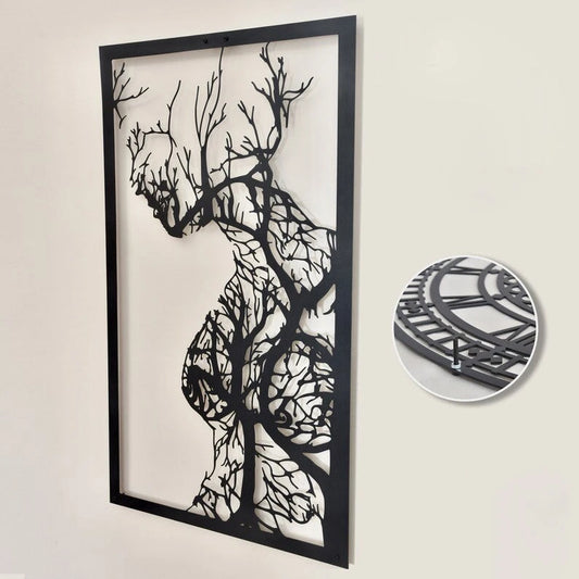 Mom Woman Tree Forest Found my soul Cut Metal Sign Laser Cut Metal Signs Custom Gift Ideas - 8 inches - metal sign