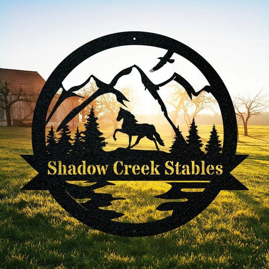 Metal Horse Sign e Tn Walker Great Outdoor Metal Sign - 8 inches - metal sign