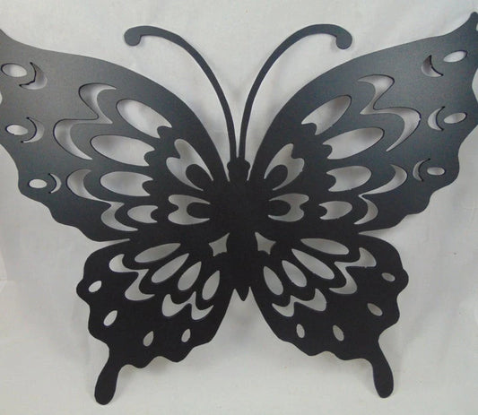 Large Butterfly Decor Wall Art Cut Metal Sign Laser Cut Metal Signs Custom Gift Ideas - 8 inches - metal sign