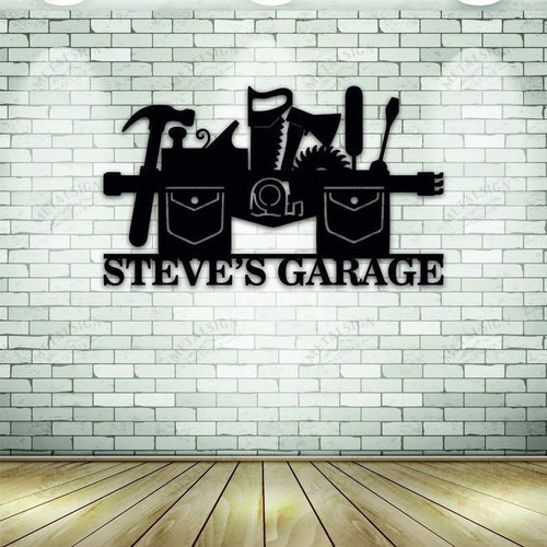 Personalized Custom Garage Metal Sign, Cut Metal Sign, Metal Wall Art, Metal House Sign Laser Cut Metal Signs Custom Gift Ideas