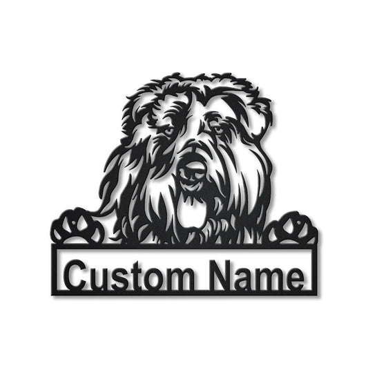 Personalized Bouvier Des Flandres Dog Metal Sign Art, Custom Bouvier Des Flandres Metal Sign, Boxer Dog - metal sign