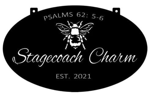 Bee Sign custom Metal Bee Sign Laser Cut Bee Sign Metal House Sign