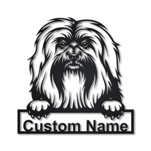 Personalized Havanese Dog Metal Sign Art, Custom Havanese Dog Metal Sign, Father's Day Gift, Pets Gift, Birthday Gift, Laser Cut Metal Signs Custom Gift Ideas