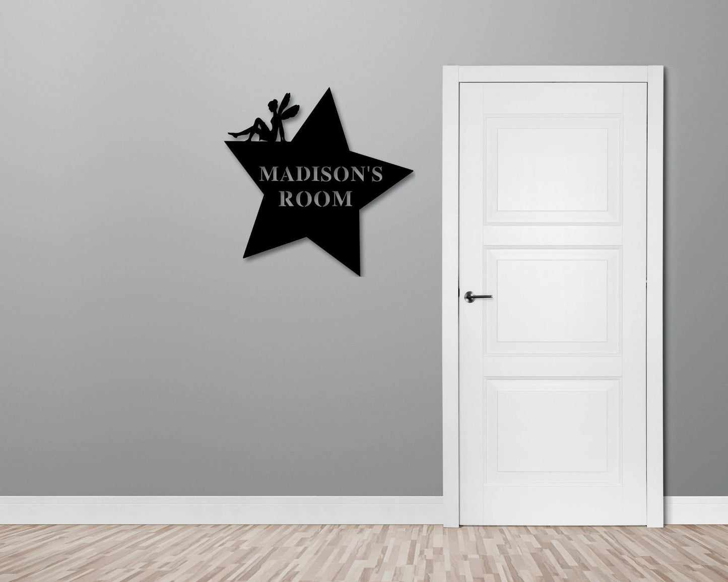 Custom Metal Fairy Sign Star Sign Fairy Sign Fall Decor Metal Sign Wall Decor Name Sign Gift For Her Personalized Name Kid's Room