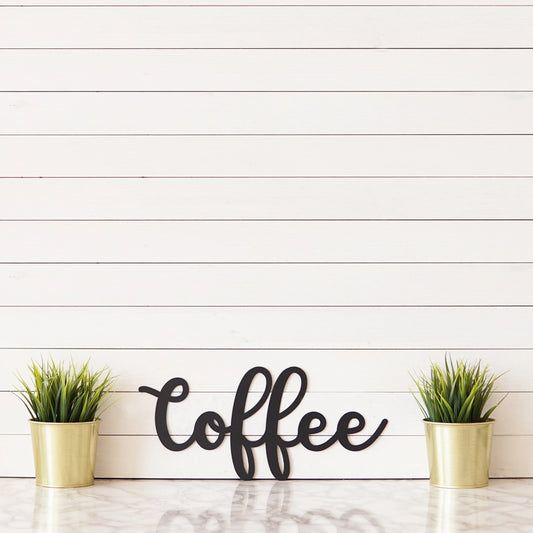 Coffee Sign Coffee Bar Sign Kitchen Sign Metal Coffee Sign Coffee Station Sign Kitchen Decor Metal Sign - 8 inches - metal sign