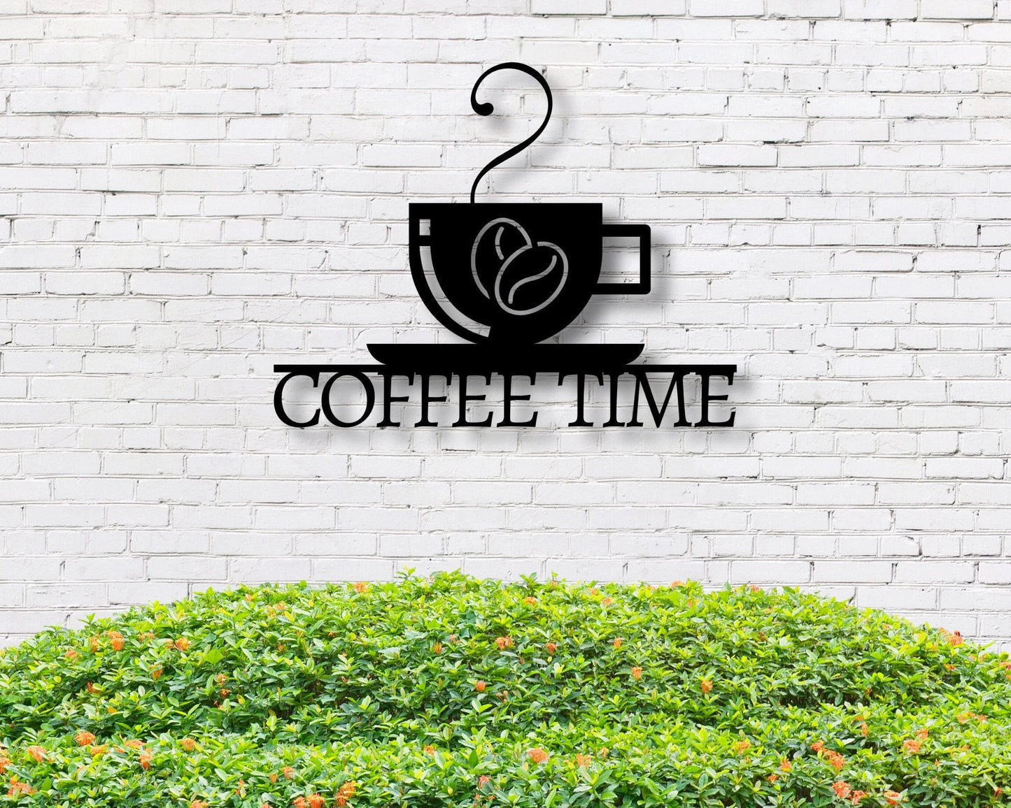Coffee Time Sign Metal Coffee Sign For Kitchen Coffee Sign Decor Coffee Decor Steel Coffee Time Sign Kitchen Wall Decor Wall Decor