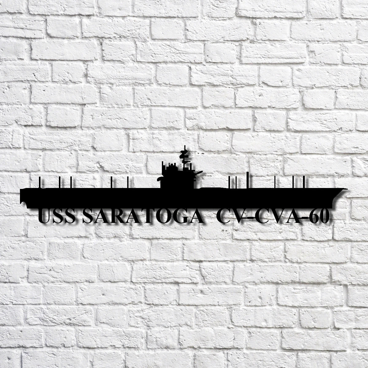 Uss Saratoga Cvcva60 Navy Ship Metal Art, Gift For Navy Veteran, Navy Ships Silhouette Metal Art, Navy Home Decor Laser Cut Metal Signs Custom Gift Ideas