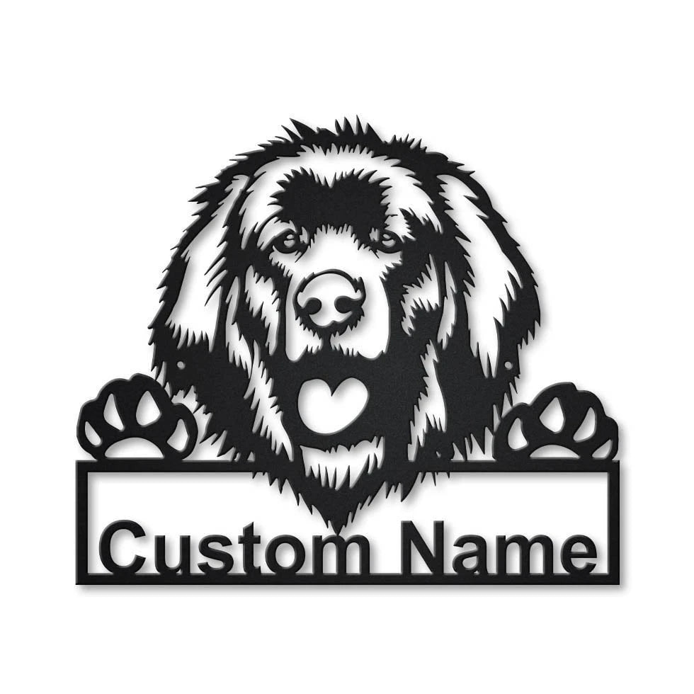 Personalized Leonberger Dog Metal Sign Art, Custom Leonberger Dog Metal Sign, Birthday Gift, Animal Funny, Father's Day Gift, Laser Cut Metal Signs Custom Gift Ideas