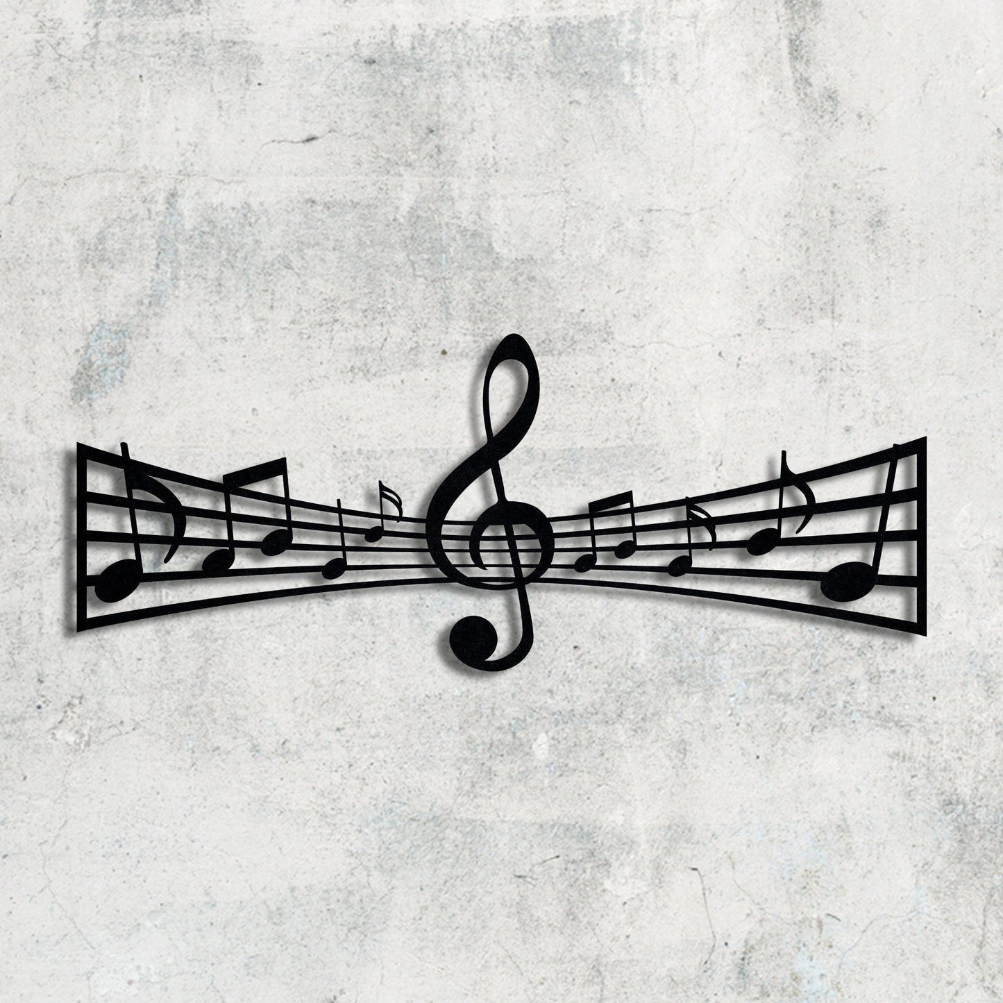 Music Notes Wall Art, Valentine's Day Gift, Metal Wall Decor, Music Time, Music Decor, Living Room Decoration, Wall Hangings, Music Gift Laser Cut Metal Signs Custom Gift Ideas