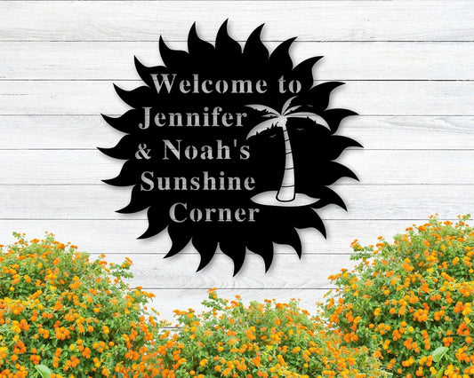 Beach House Sign Relaxation Sign Custom Metal Sign Gift For Her Gift For Her Beach Sign Custom Outdoor Sign Gift For Summer