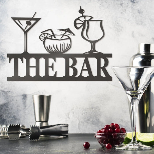 Metal Bar Signpersonalized Bar Theme Sign Custom Bar Theme Sign - 8 inches - metal sign