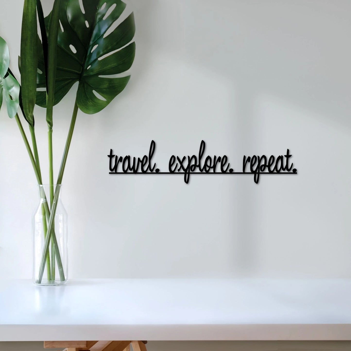 Travel Explore Repeat Metal Sign Travel Gift Travel Memories Gallery Wall Decor Travel Decor Travel Sign Gift For Traveler