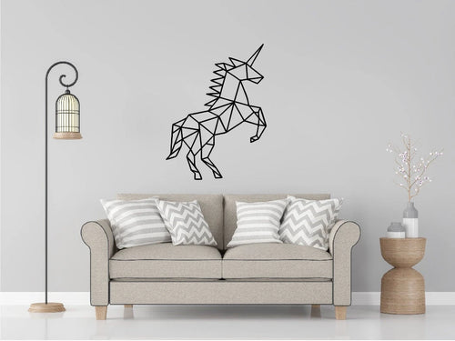 Unicorn Geometric Unicorn Wall Decor Metal Wall Decor