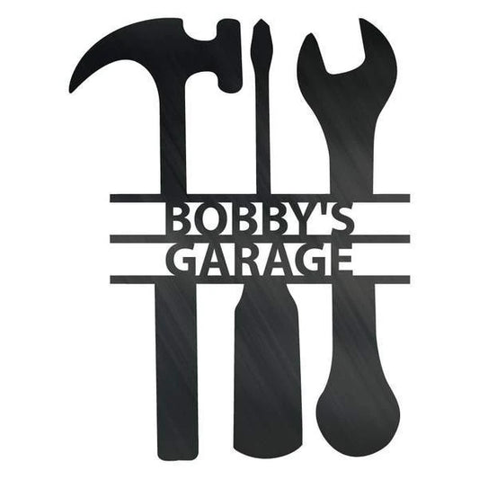 Tools Monogram Customized Metal Signs, Custom Metal Sign, Custom Signs, Metal Sign, Metal Laser Cut Metal Signs Custom Gift Ideas - 8 inches - metal sign