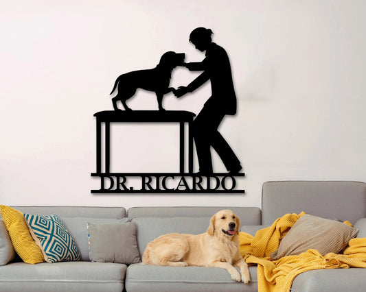 Personalized Veterinary Metal Sign, Veterinary Sign, Veterinary Gift, Veterinarian Gift, Gift For Vet - metal sign
