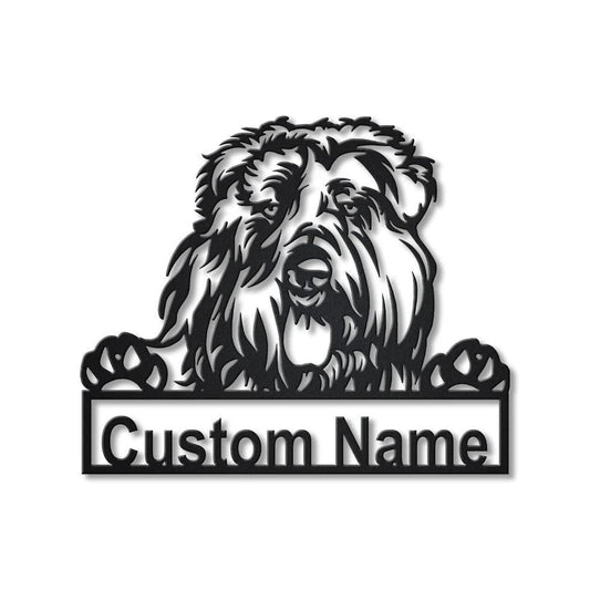 Personalized Bouvier Des Flandres Dog Metal Sign Art, Custom Bouvier Des Flandres Dog Metal Sign, Dog - metal sign