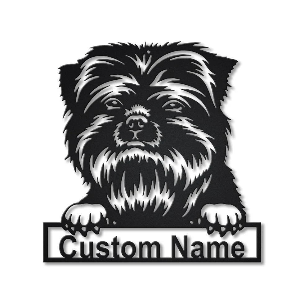Personalized Affenpinscher Dog Metal Sign Art, Custom Affenpinscher Dog Metal Sign, Dog Gift, Birthday Gift, Animal Funny, Laser Cut Metal Signs Custom Gift Ideas