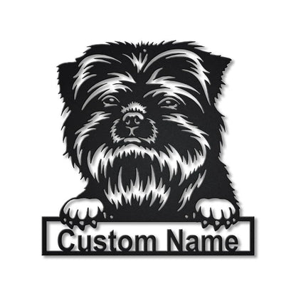 Personalized Affenpinscher Dog Metal Sign Art, Custom Affenpinscher Dog Metal Sign, Dog Gift, Birthday Gift, Animal Funny, Laser Cut Metal Signs Custom Gift Ideas