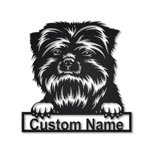 Personalized Affenpinscher Dog Metal Sign Art, Custom Affenpinscher Dog Metal Sign, Dog Gift, Birthday - metal sign