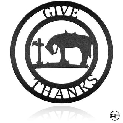 Horse At Cross Personalized Horse Metal Sign, Horseshoe Art, Western Decor, Initial Metal Sign, Housewarming Gift, Farmhouse Decor Metal Wall Art, Metal Laser Cut Metal Signs Custom Gift Ideas