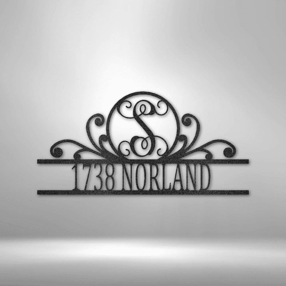 Personalized Scroll Family Name Steel Art Wall Decor Metal Name Sign Laser Cut Metal Signs Custom Gift Ideas