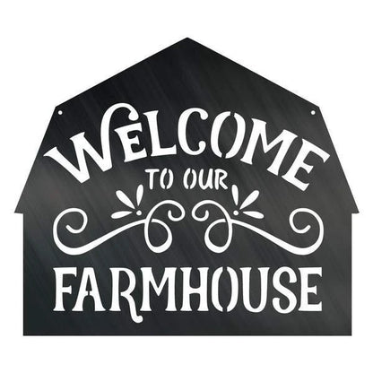 Farm House Customized Metal Signs Custom Metal Sign Custom Signs Metal Sign