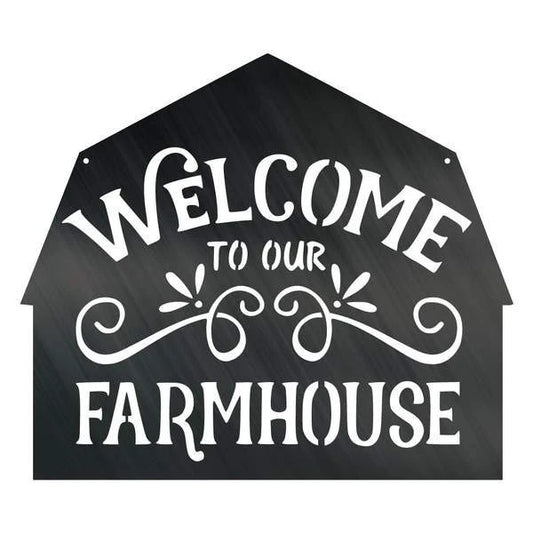 Farm House Customized Metal Signs Custom Metal Sign Custom Signs Metal Sign - 8 inches - metal sign