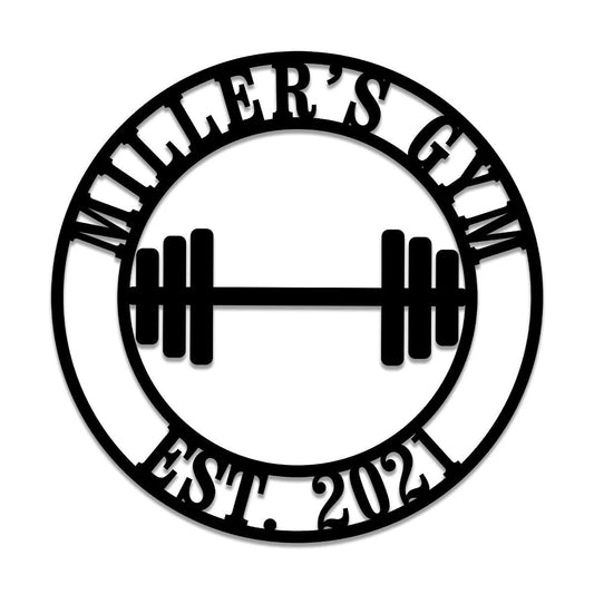 Personalized Metal Gym Sign, Cross Fit Club, Home Wall Decor, Wedding, Anniversary Art Gift, Metal Laser - wedding detail