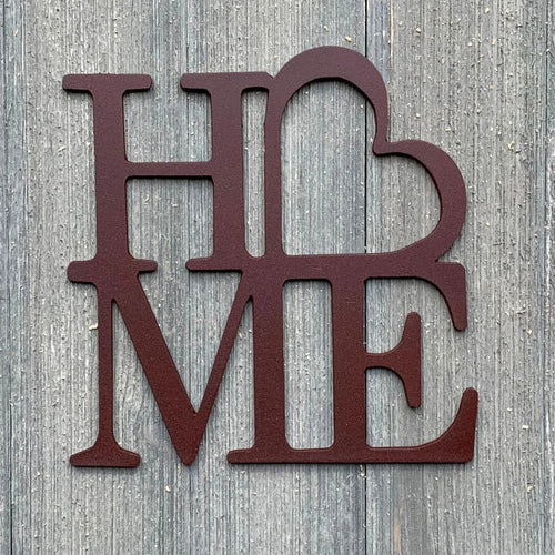 Home Metal Sign Cutout Cut Metal Sign Wall Metal Art