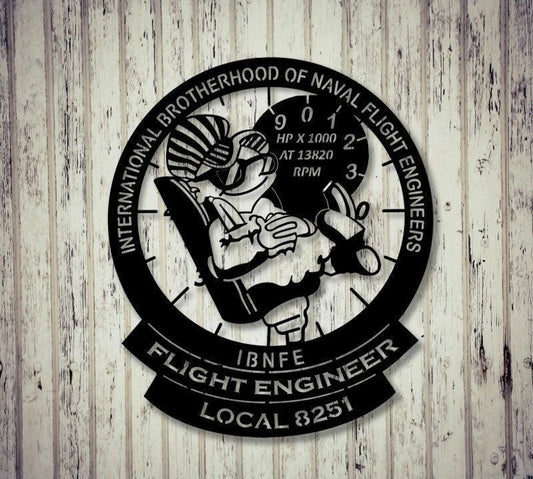 Ibnfe Local 8251 Xl Insignia Silhouette Metal Sign Cut Metal Sign Wall Decor - metal sign