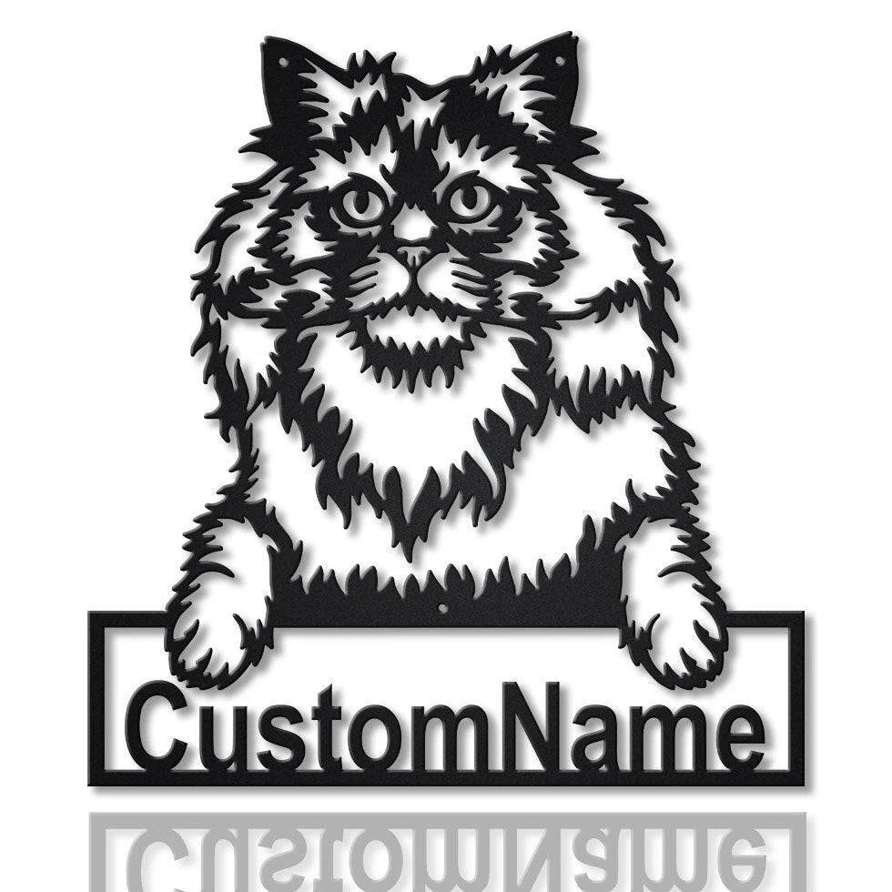 Personalized Selkirk Rex Cat Metal Sign Art, Custom Selkirk Rex Cat Metal Sign, Father's Day Gift, Pets Gift, Birthday Gift, Laser Cut Metal Signs Custom Gift Ideas