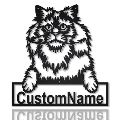 Personalized Selkirk Rex Cat Metal Sign Art, Custom Selkirk Rex Cat Metal Sign, Father's Day Gift, Pets Gift, Birthday Gift, Laser Cut Metal Signs Custom Gift Ideas