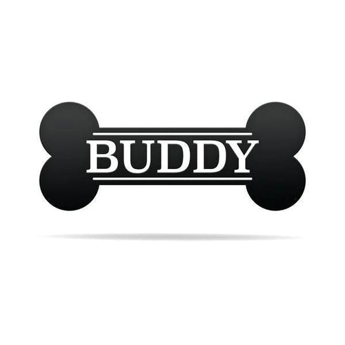 Metal Dog Bone Name Sign Cut Metal Sign Metal House Sign