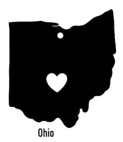 Ohio State Ornament Cut Metal Sign Wall Decor Metal Sign Metal Art
