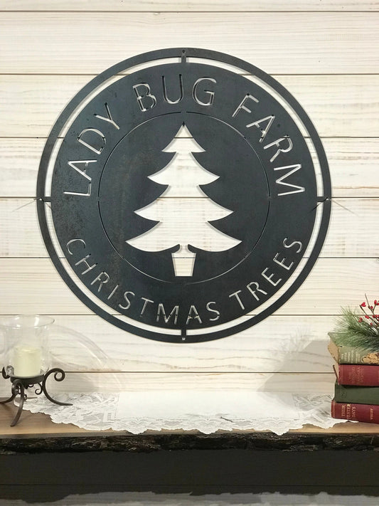 Large Custom Business Logo Large Round Metal Sign 24 Inch Custom Metal Sign Laser Cut Metal Signs Custom Gift Ideas - 8 inches - metal sign