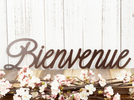 Bienvenue French Welcome Outdoor Welcome Sign Housewarming Gift