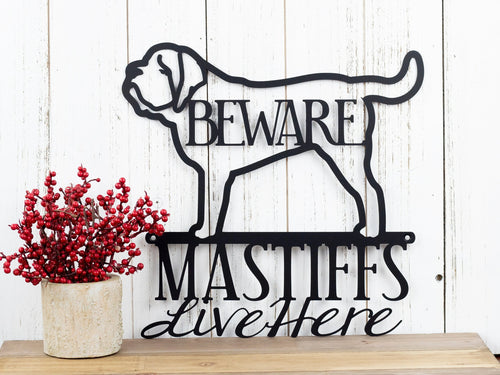 English Mastiff Metal Sign Mastiff Mastiff Sign Metal Wall Decor Outdoor Sign Wall Hanging Dog