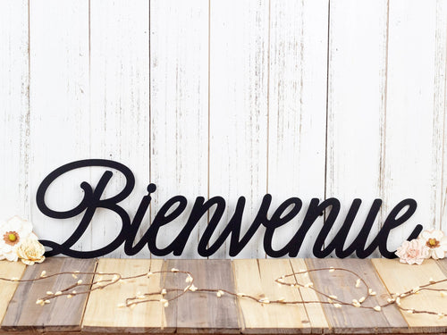 Bienvenue French Welcome Welcome Welcome Sign Welcome Outdoor Sign Wall Hanging Wall Decor